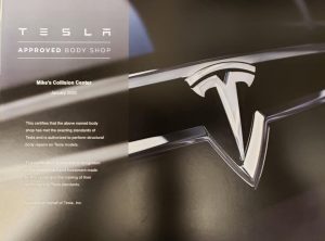 tesla collision external